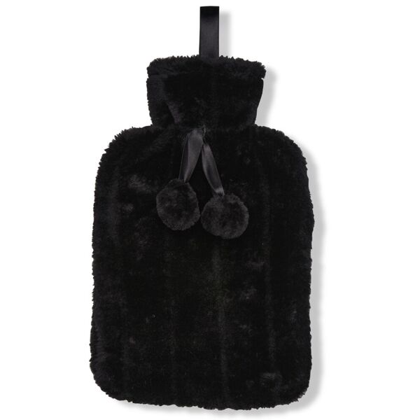 Luxury classic faux fur hot water bottle and cover Thumbnail