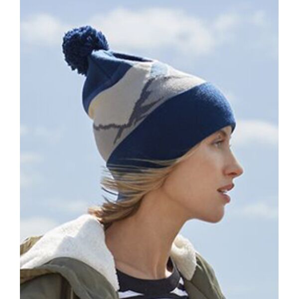 Beechfield Mountain Peaks Pom Pom Beanie Thumbnail