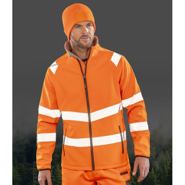 Result Recycled Printable Safety Soft Shell Jacket Thumbnail