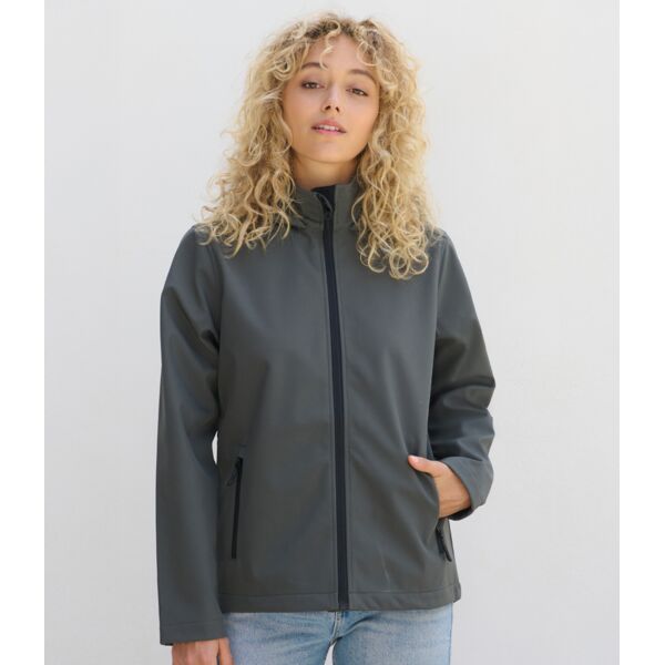 SOL'S Ladies Race Hooded Soft Shell Jacket Thumbnail