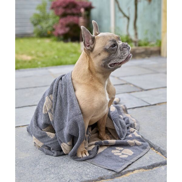 Jumbo terry jacquard dog towel Thumbnail