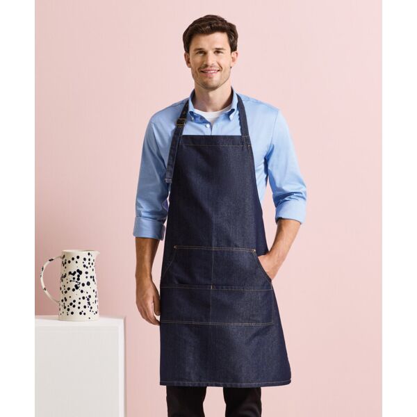 Jeans stitch bib apron Thumbnail