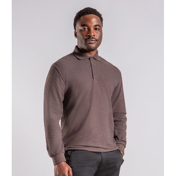 Pro RTX Pro Long Sleeve Piqué Polo Shirt Thumbnail